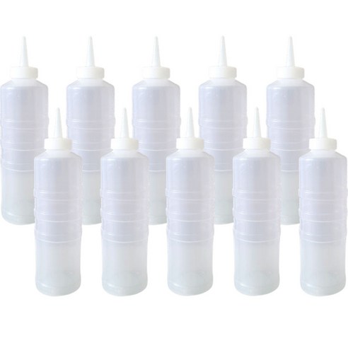 일상속반짝 잘라쓰는 소스통 1구 뚜껑 미포함, 10개, 300ml