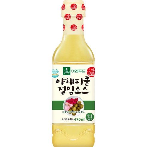 야채피클 절임소스, 1개, 470ml