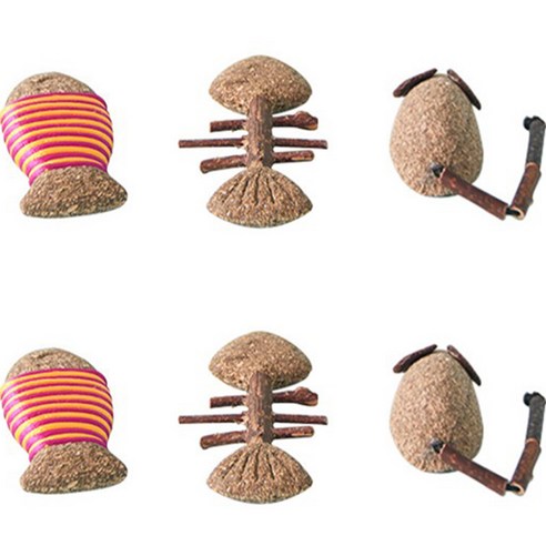 요기쏘 고양이 마따캣닢 사냥 토이 3종 세트, 혼합색상, 2세트