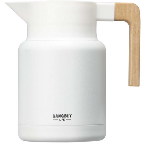 강블리 보온보냉 주전자, 1.5L, 화이트
