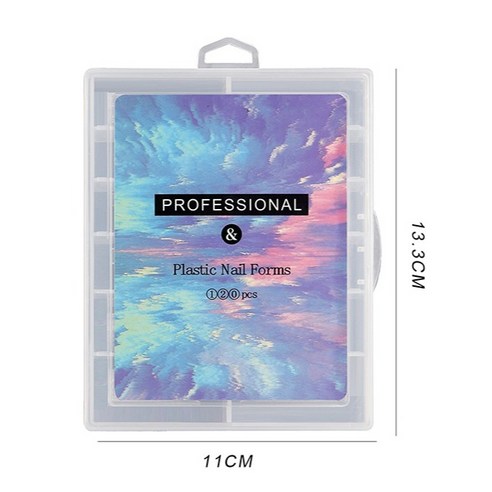 듀얼 네일연장 폼 팁 세트로 짧은 손톱도 완벽한 네일 아트를!