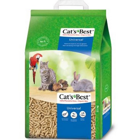 캣츠베스트 유니버셜 우드펠렛 대용량 고양이 모래, 11kg, 1개, 무향