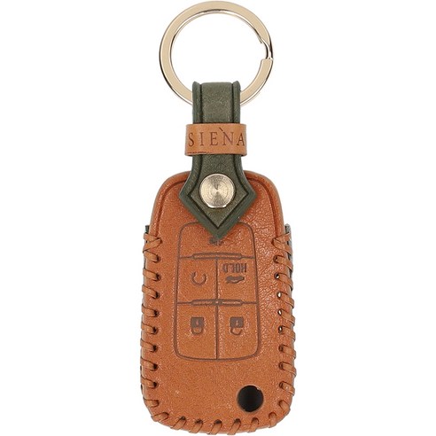 오시에나 자동차 차키케이스 쉐보레 D 5버튼, 카키내츄럴