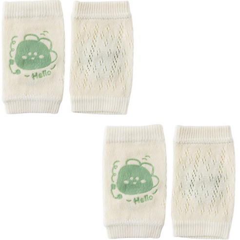 베베니즈 유아용 메쉬 미끄럼방지 무릎보호대 2p, 토끼, 2개