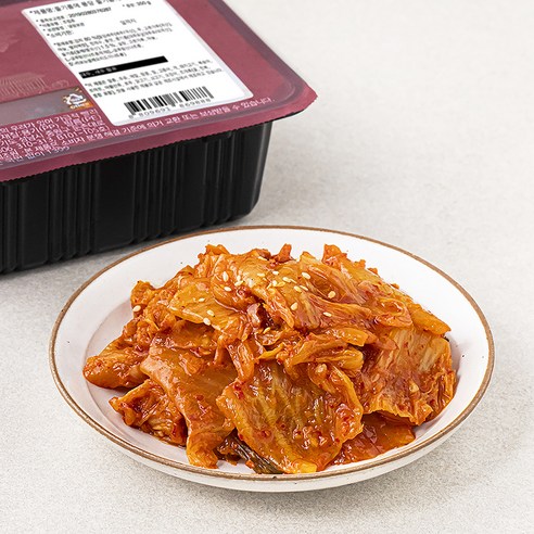 식도감 들기름에 퐁당 볶음김치, 350g, 1팩