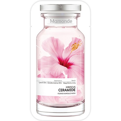 마몽드 플라워 앰플 마스크팩 무궁화 23ml, 1매