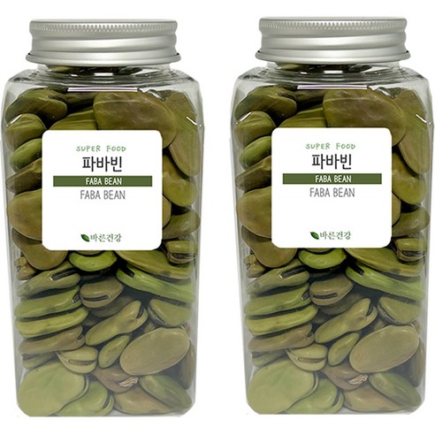 자이언트 파바빈 실버캡용기, 2개, 300g