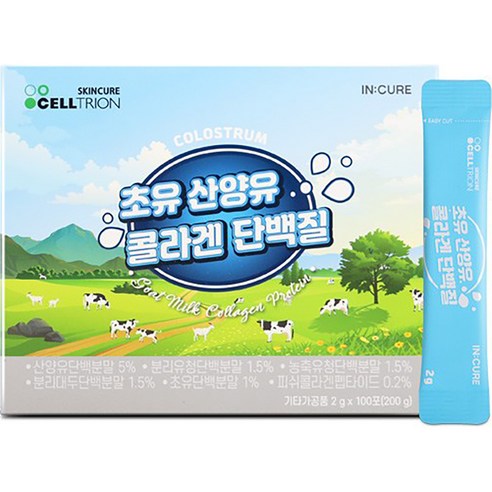 셀트리온 초유 산양유 콜라겐 단백질, 200g, 1개