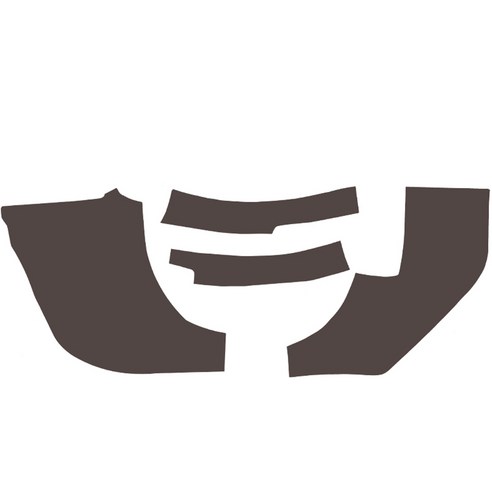 메이튼 스크래치 순정 컬러 가죽 카울 사이드 커버 4종 세트 SC, 스포티지 NQ5, 초코 브라운(570-31)