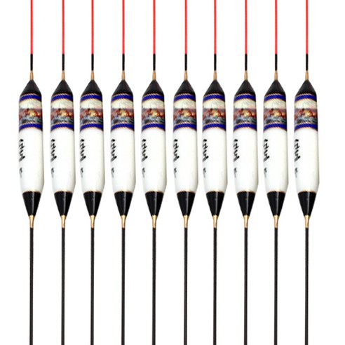도도 나노 막대형 고부력찌 35cm, 혼합색상, 10개
