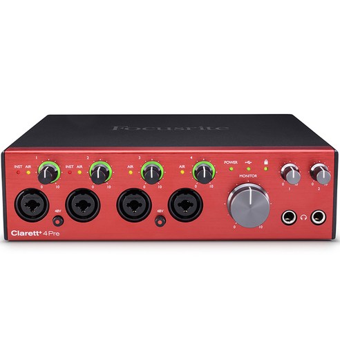 포커스라이트 Clarett+ 4 Pre USB 오디오 인터페이스, Focusrite Clarett+ 4 Pre