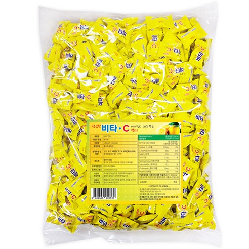 추천제품 비타민 C의 풍부한 향연: 비타C 캔디, 1.8kg 소개