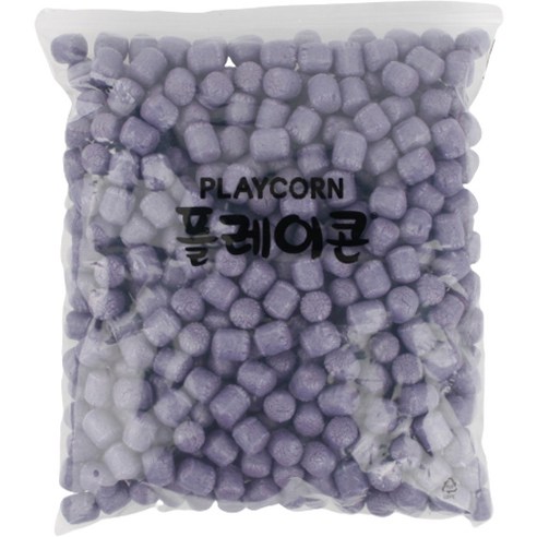 플레이콘 만들기재료 리필 500p, 보라, 1개