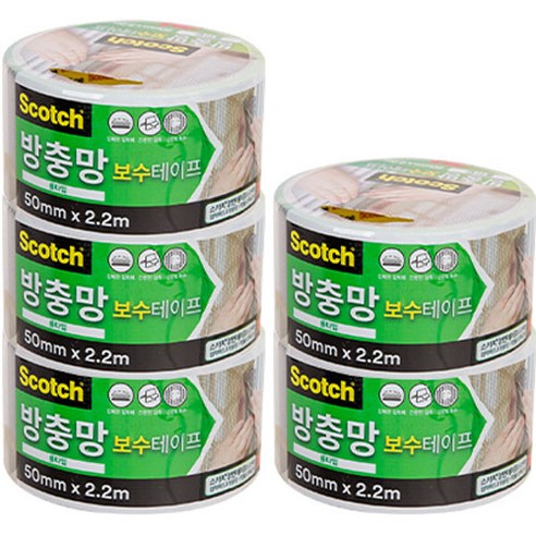 쓰리엠 스카치 방충망 사계절 보수 테이프 롤타입 경제형, 5개