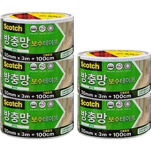 쓰리엠 스카치 방충망 사계절 보수 롤 테이프 경제형, 5개
