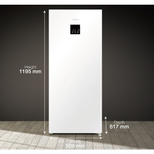 김치를 신선하게 보관하는 하이얼 AQUA 미니 스탠드형 김치냉장고