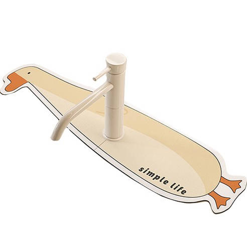 소니오 캐릭터 수도꼭지 규조 매트 TYPE 05 14 x 61 cm, 1개, 혼합색상