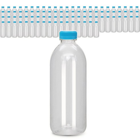 미르 페트병 우유병 블루, 1000ml, 90개