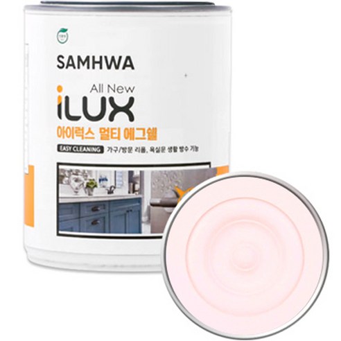 삼화페인트 아이럭스 멀티 에그쉘 200컬러 가구 방문 페인트, 159 프린세스핑크, 1000ml, 1개