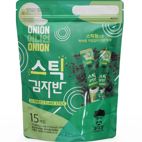 김대감 스틱김자반 어니언맛 15p, 150g, 1개