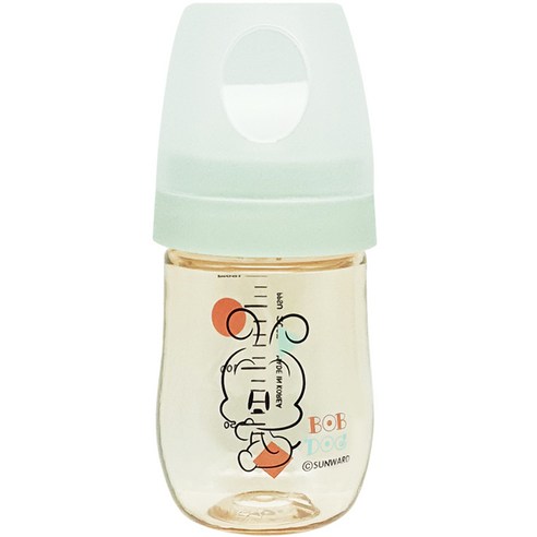밥독 PPSU 베베쪽쪽 젖병, 민트, 180ml, 1개