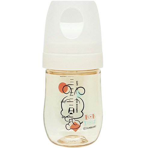 밥독 PPSU 베베쪽쪽 젖병, 크림화이트, 180ml, 1개