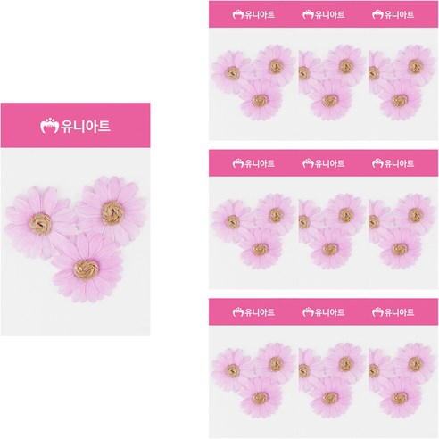 유니아트 마국화 조화, 연보라, 10개