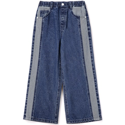 레노마키즈 여아용 절개투톤 와이드 데님팬츠 R2331Q26236