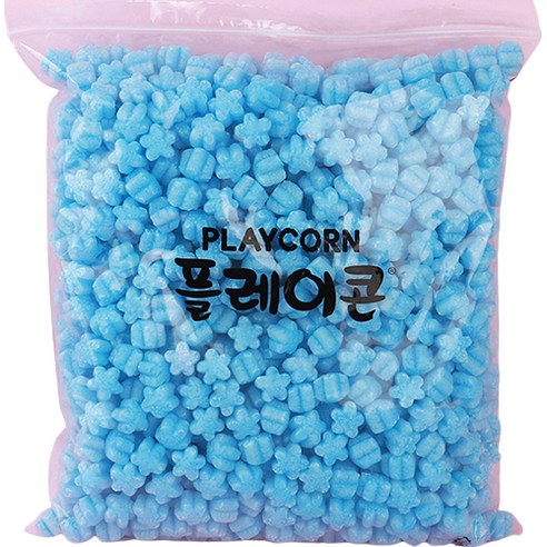 플레이콘 꽃모양 만들기재료 리필 800p 세트, 하늘, 1개