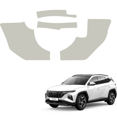 메이튼 스크래치 순정 컬러 가죽 카울사이드 커버 SC, 투싼 NX4, 웜그레이(M186-7J)