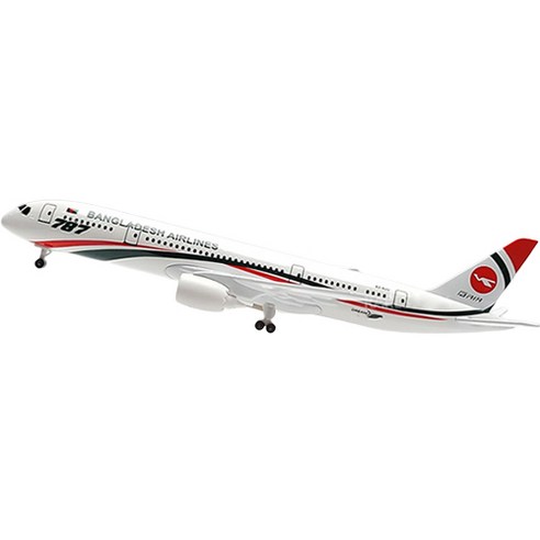 모형 비행기 다이캐스트 20cm, 66방글라데시항공B787, 1개