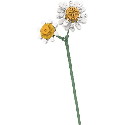 자키 레고호환블록, 데이지꽃(JK2632), 1개