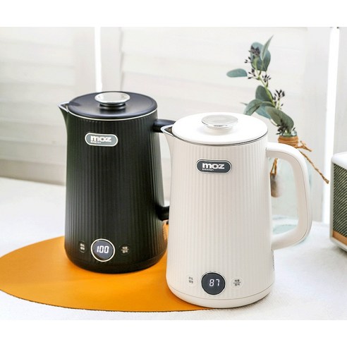 세련된 디자인과 완벽한 기능의 조화, 모즈 스테인레스 보온 전기포트