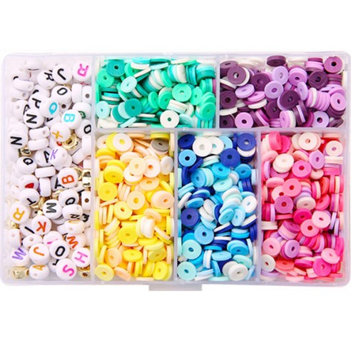 알로데 소프트 팔찌 반지 만들기 DIY 비즈 6mm ONE SIZE, NO 08, 1개