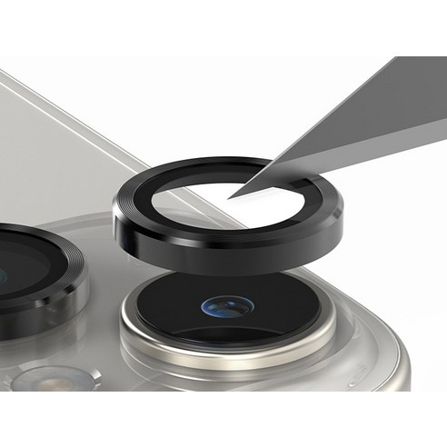 포괄적인 보호를 위한 신지모루 메탈 프레임 링 휴대폰 카메라 렌즈 강화유리 액정보호필름 세트