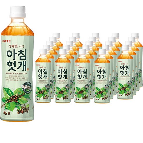 롯데칠성음료 아침헛개, 500ml, 48개