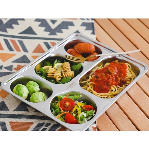 내구성 뛰어나고 다용도로 사용할 수 있는 Sisem 깊은 스텐 뚜껑 식판