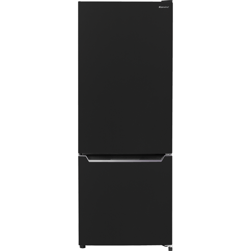 오텍캐리어냉장 캐리어 클라윈드 상냉장 하냉동 콤비 냉장고 205L 방문설치, 블랙메탈, CRFCD205BDC