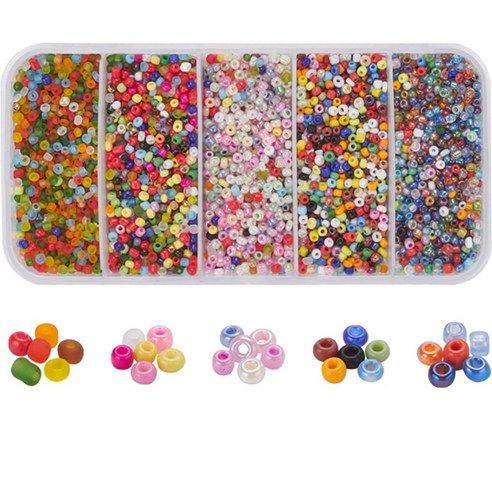 알로데 캔디팝 비즈 2mm 반지 DIY 키트, TYPE 01, 1세트