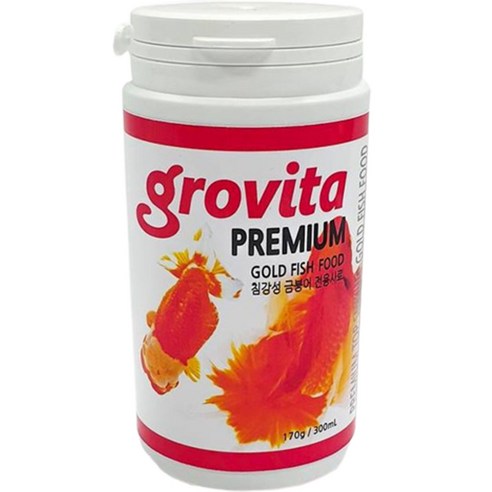 그로비타 침강성 금붕어 사료, 1개, 300ml