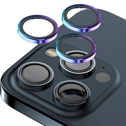 [OKㅣ강추] 케이엠 강화유리 메탈링 카메라 렌즈 보호필름 세트 오로라 [OKNOWㅣ추천상품]