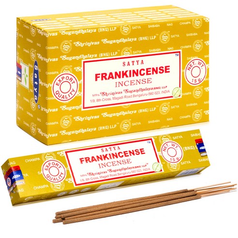 사티아 스틱 인센스 15g x 12p, 프랑크인센스