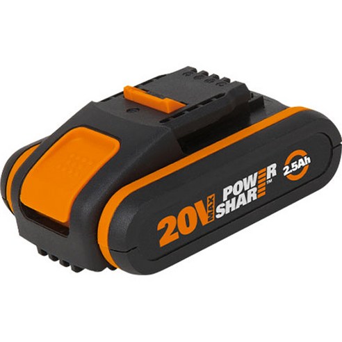 WORX 배터리 20V 2.5AH WA3572, 1개입, 1개