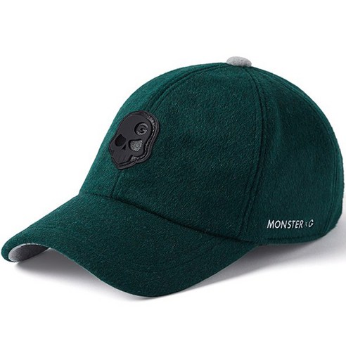 몬스터지 울 볼캡 MC22WDG-143, 그린, 1개