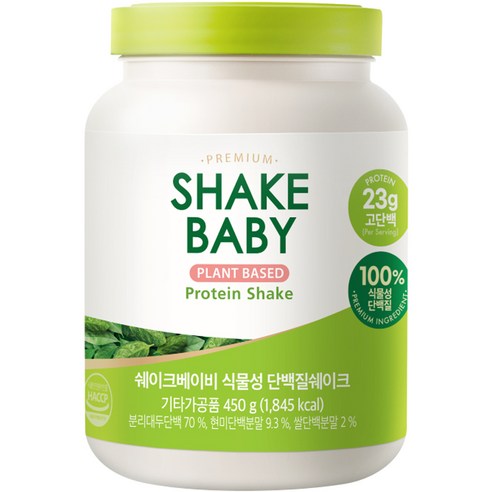 쉐이크베이비 식물성 단백질 쉐이크, 450g, 1개