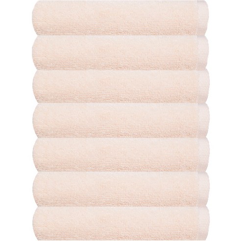 송월타올 앙팡 호텔수건 130g 30수, 라이트베이지, 7개
