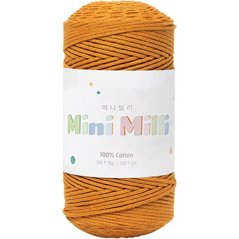 yarna 미니밀리 뜨개실 150g, 709 카라멜, 1개