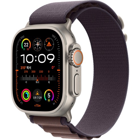 아이폰15 프로 가격  Apple 애플워치 Ultra 2 티타늄 알파인 루프, 블루, Large, 49mm, GPS+Cellular