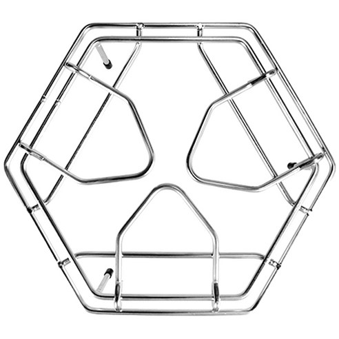 노마드 육각 냄비 받침대 22cm N-8365, 실버, 1개