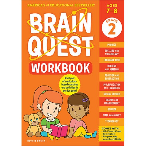 Brain Quest Workbook : 2nd Grade Revised Edition Ages 7-8, Workman Publishing